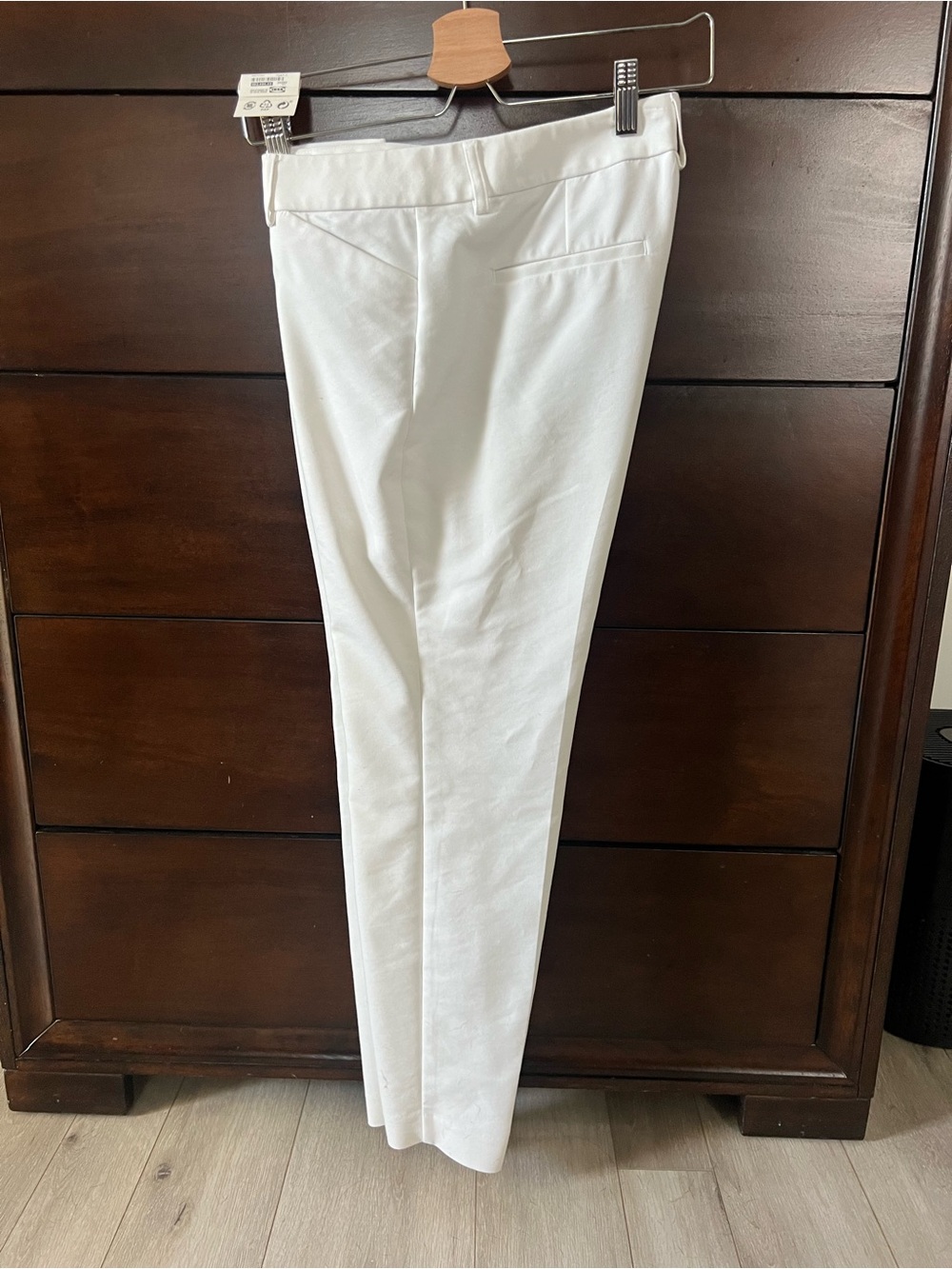 Express Men's White Dress Pants - Slim Tailored